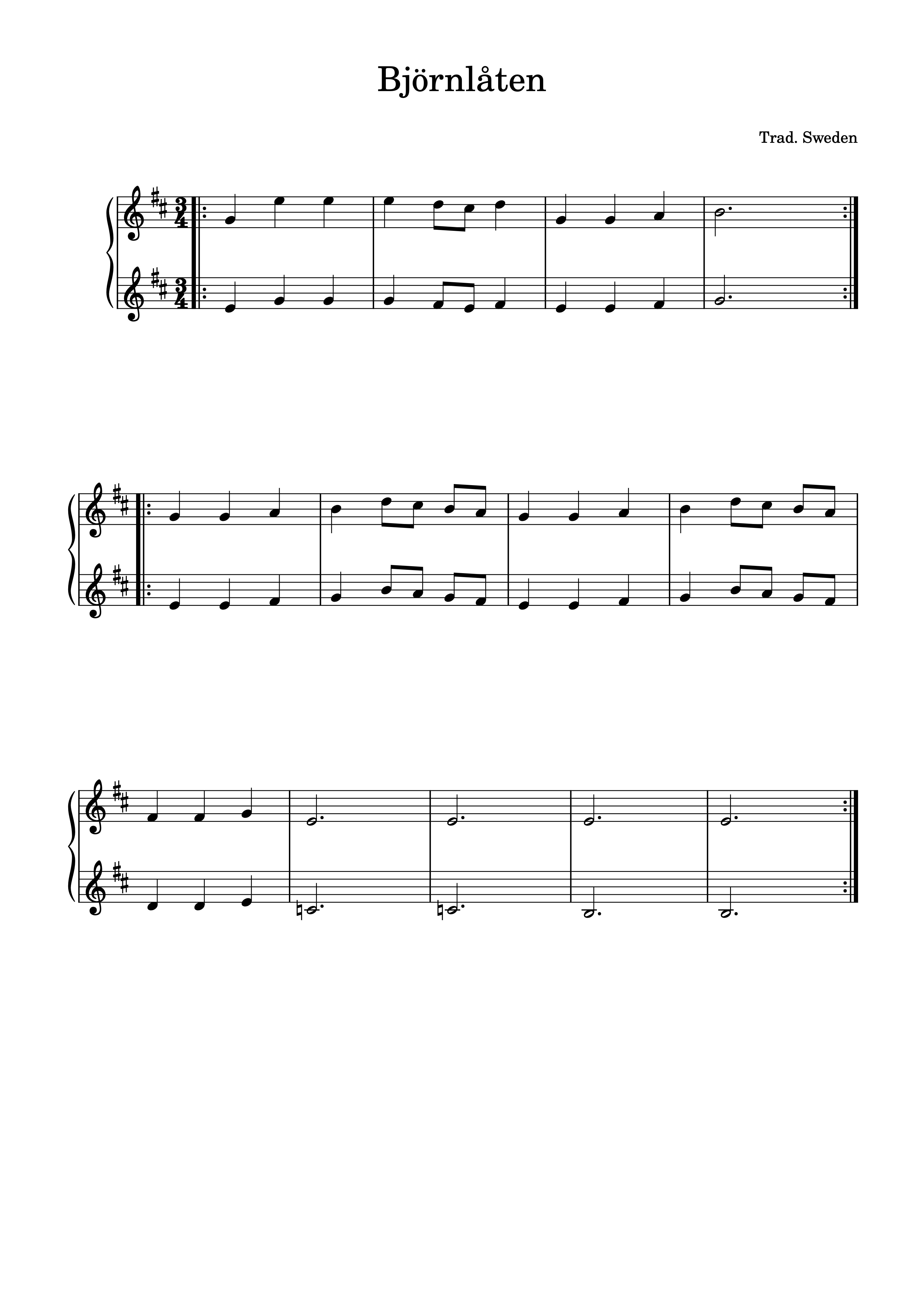 Sheet music
