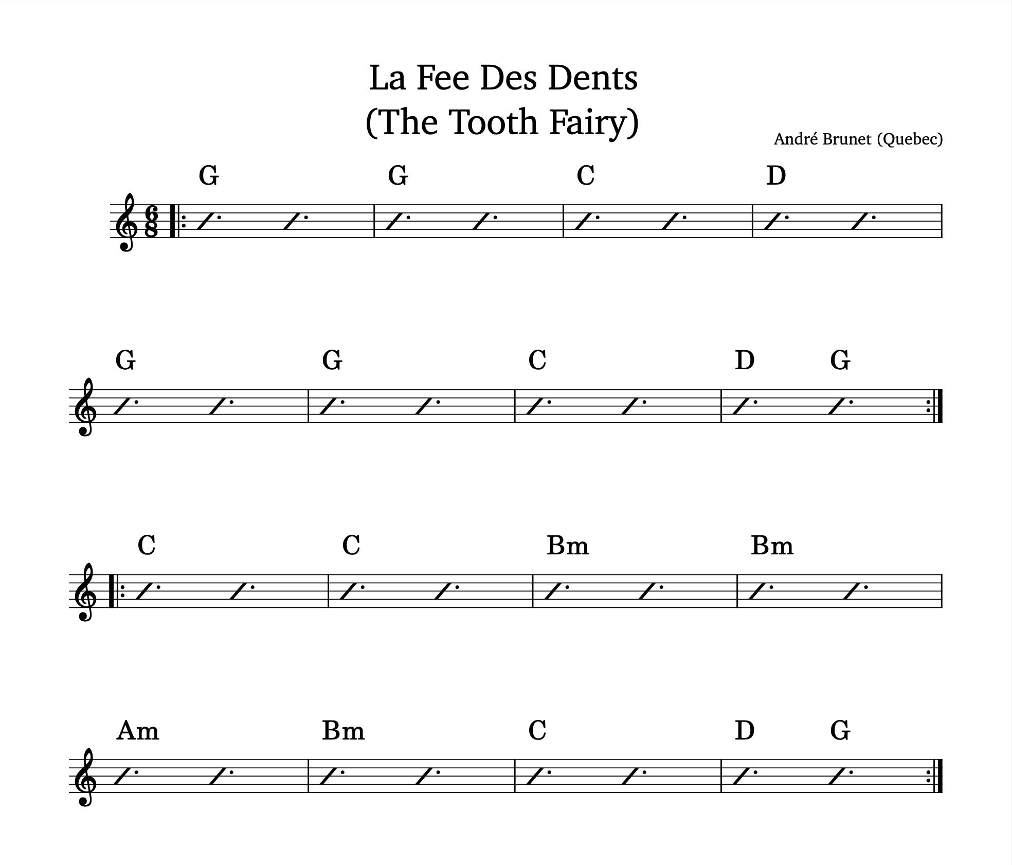 Sheet music