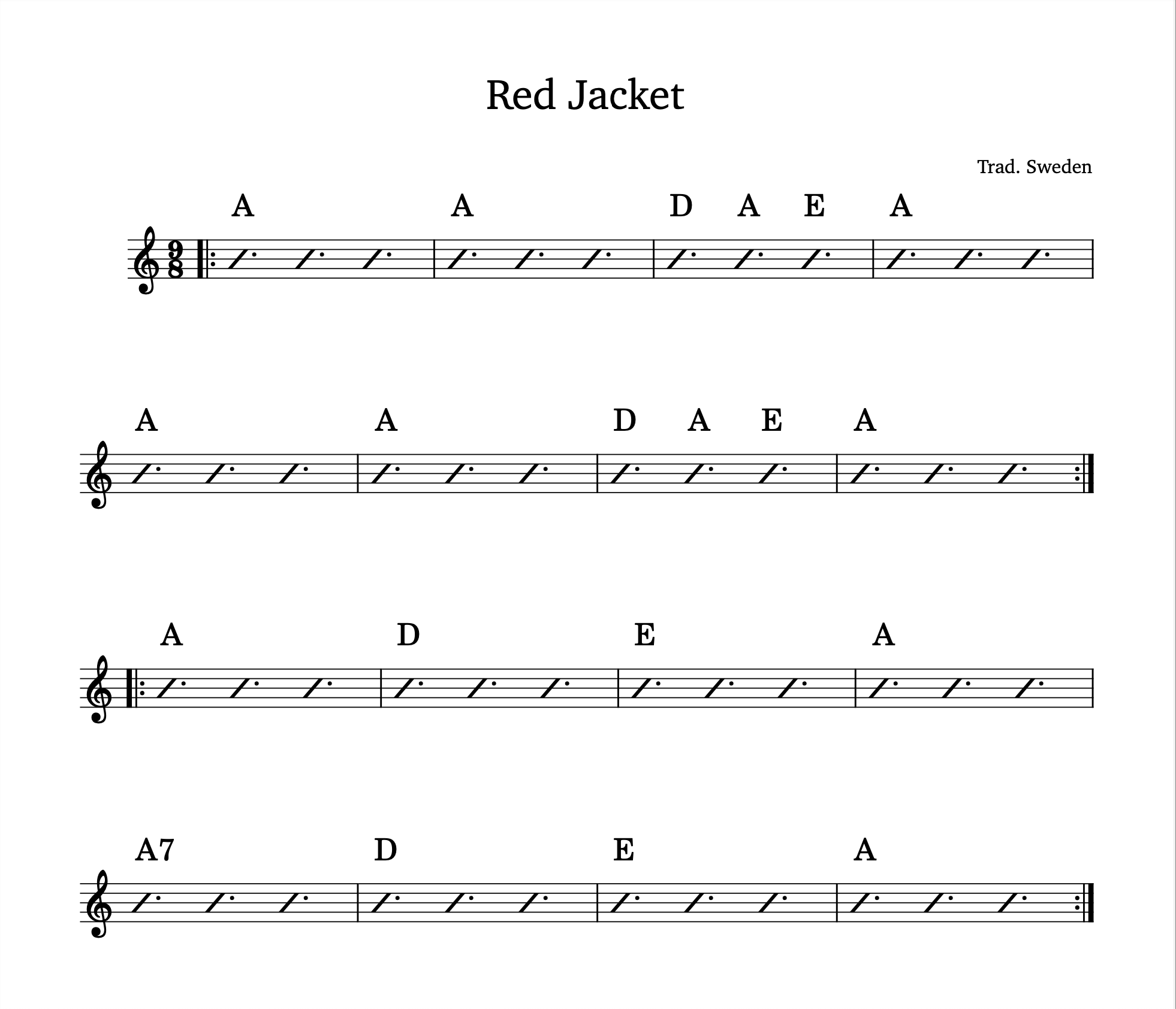 Sheet music