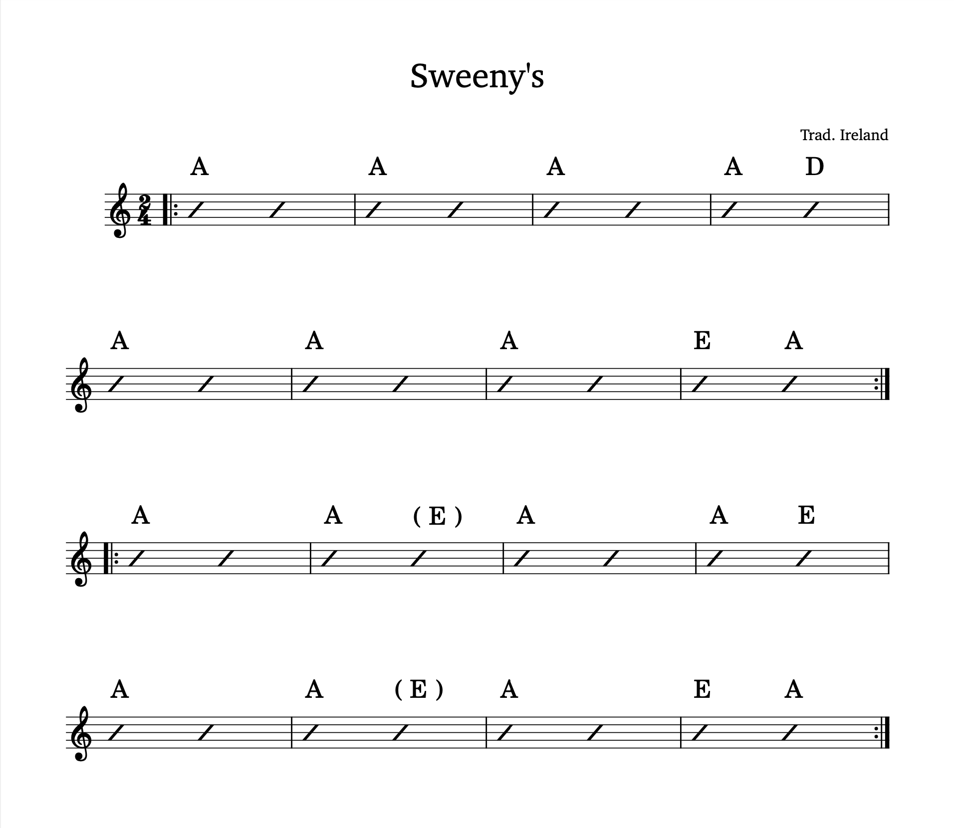 Sheet music