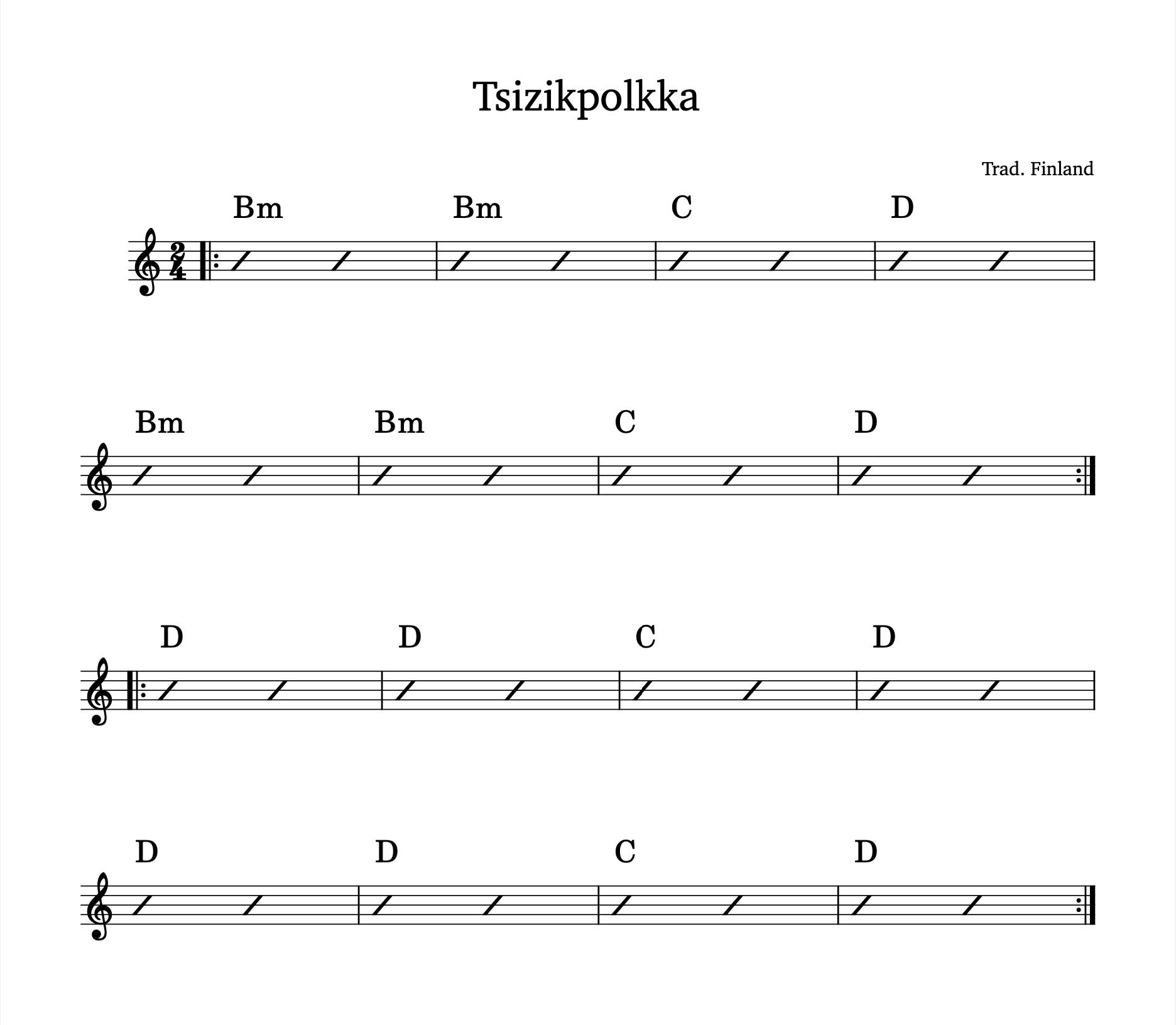 Sheet music