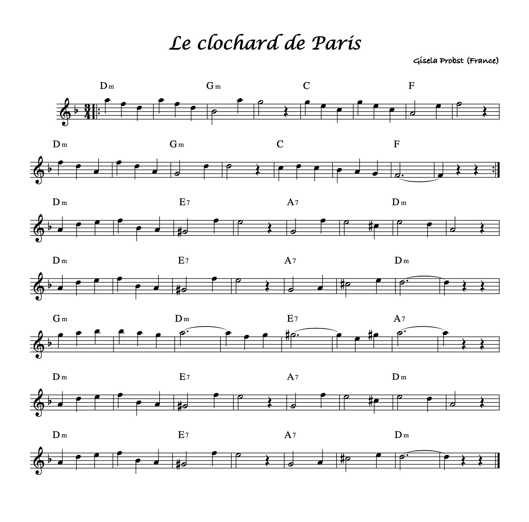 Sheet music