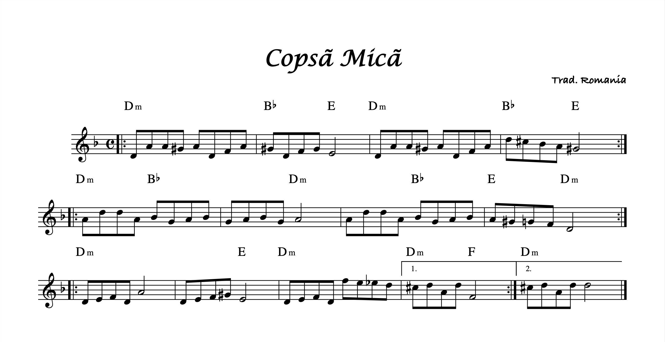 Sheet music