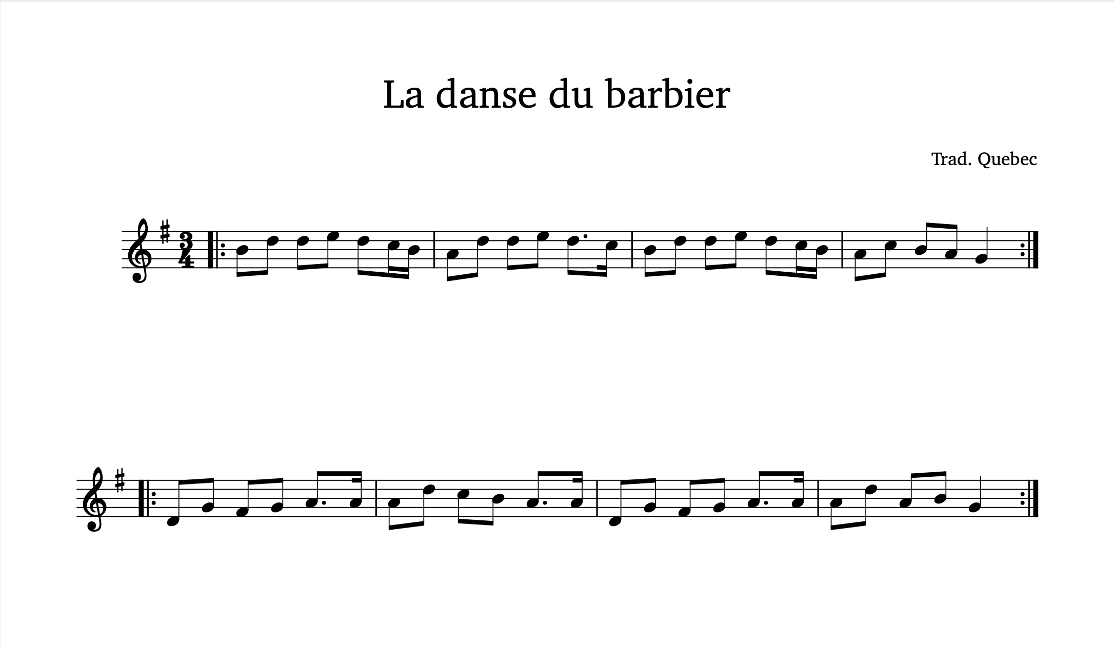 Sheet music