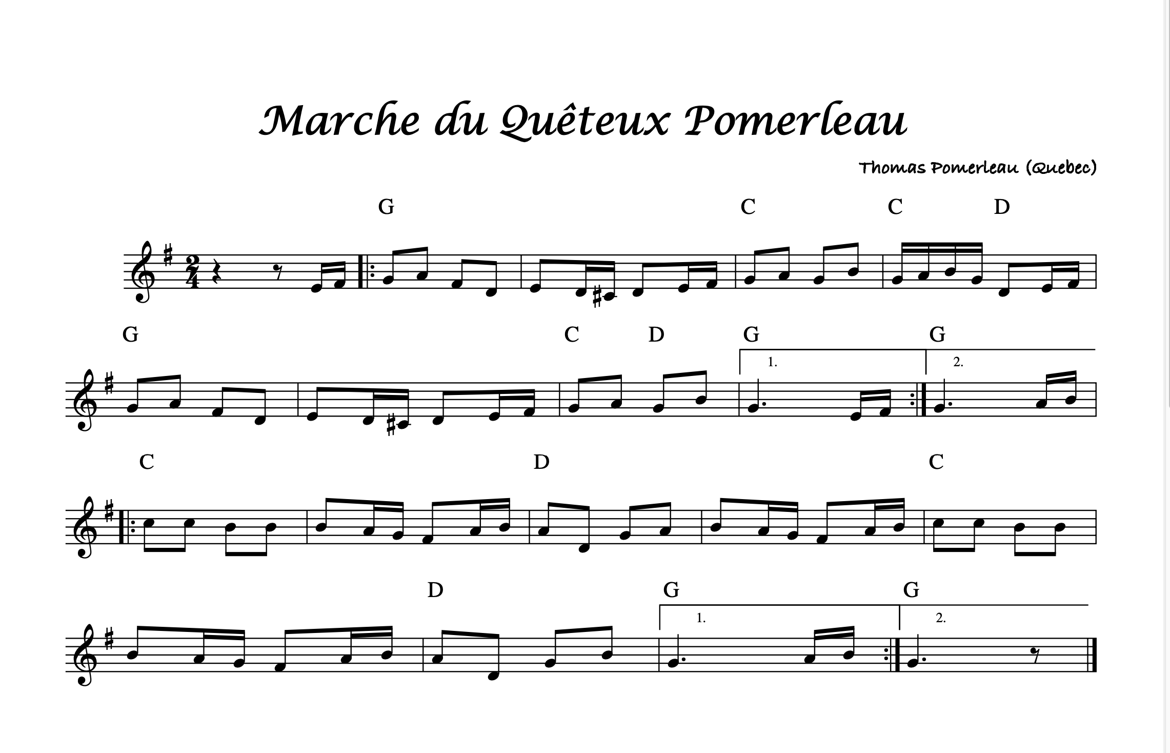 Sheet music