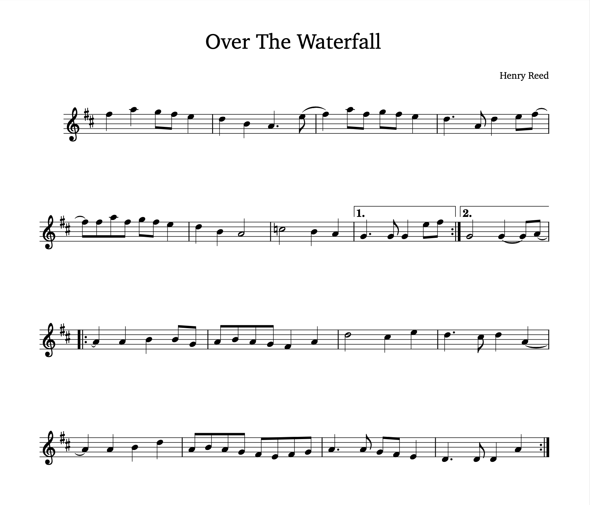 Sheet music