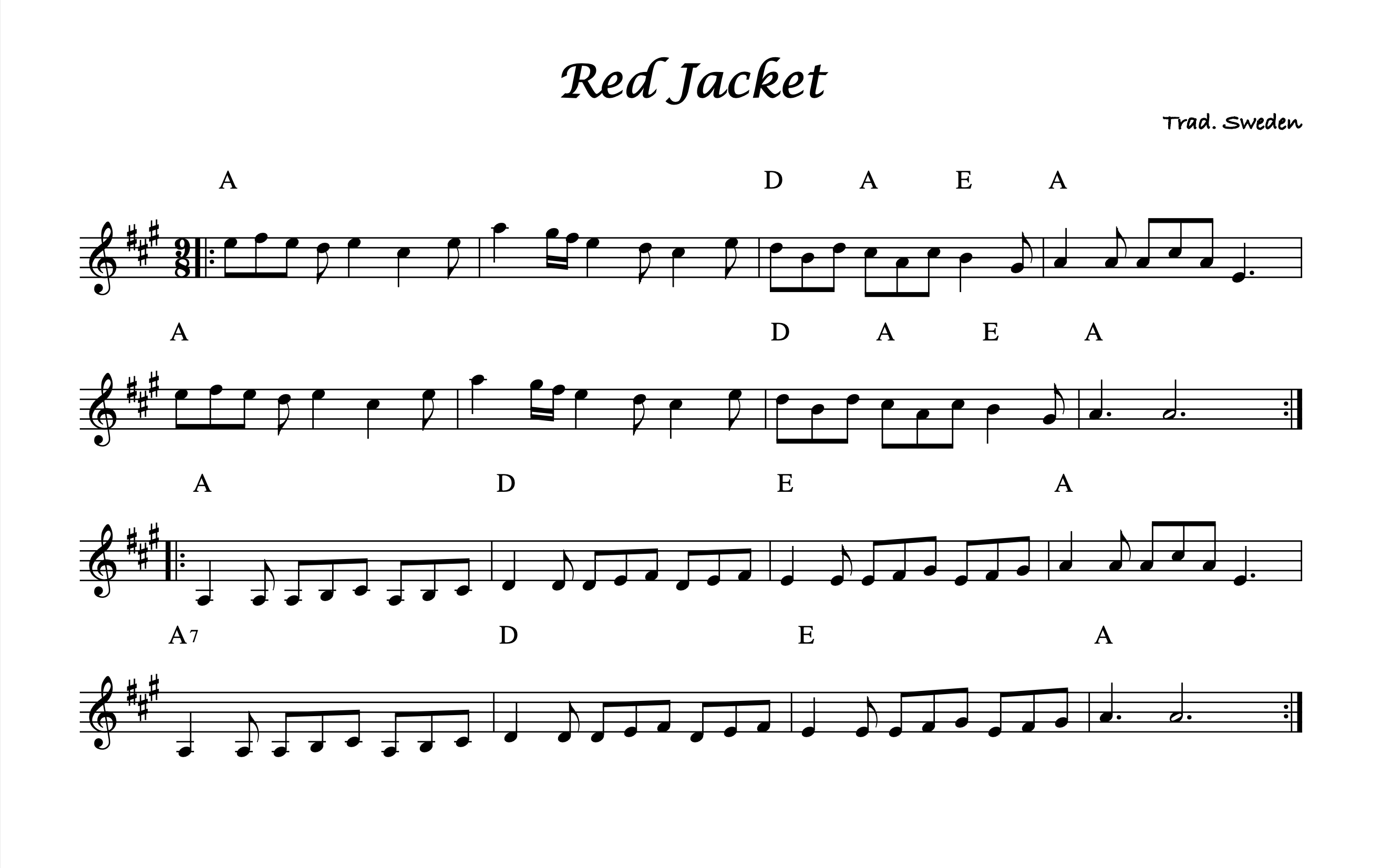 Sheet music