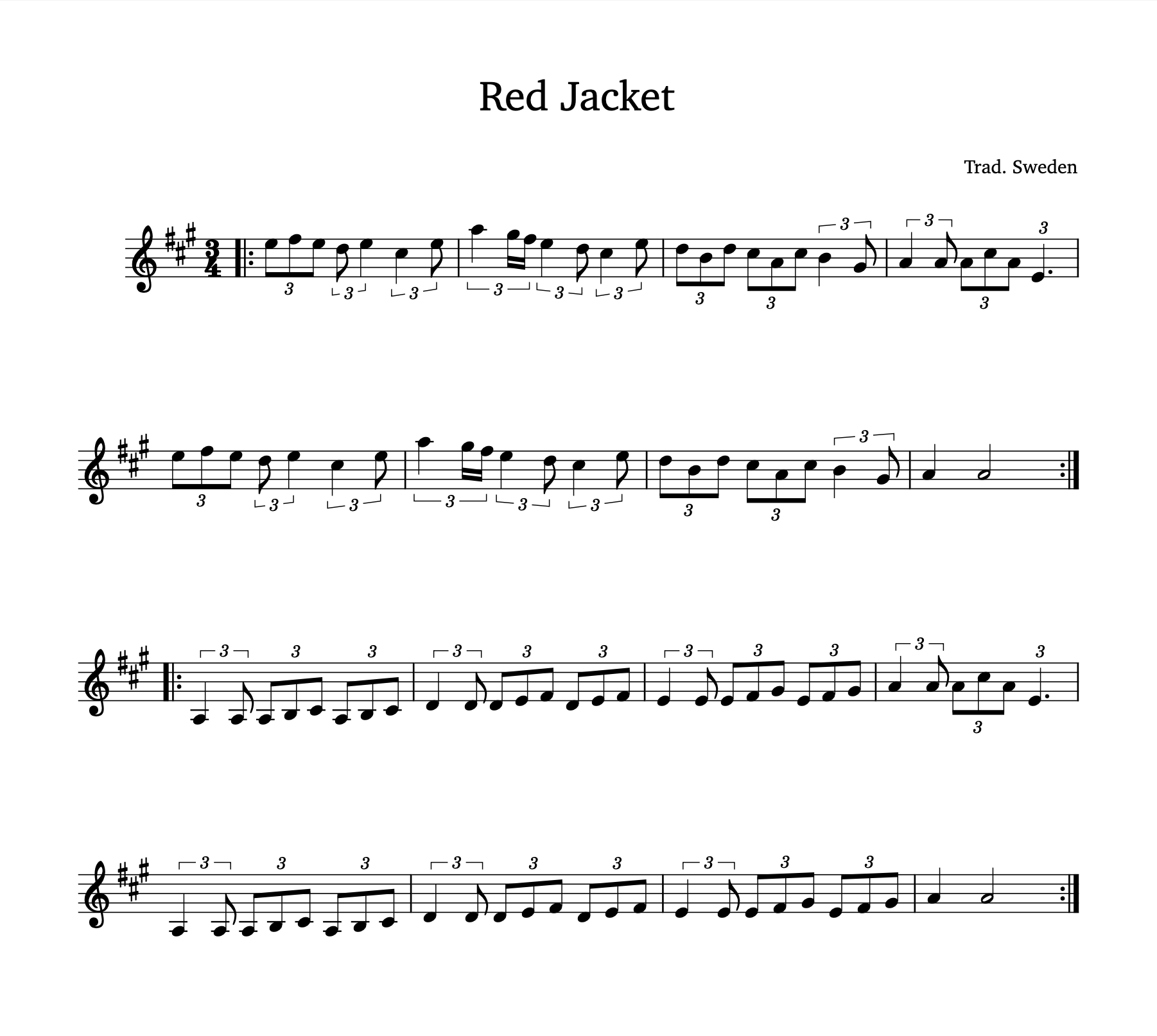 Sheet music