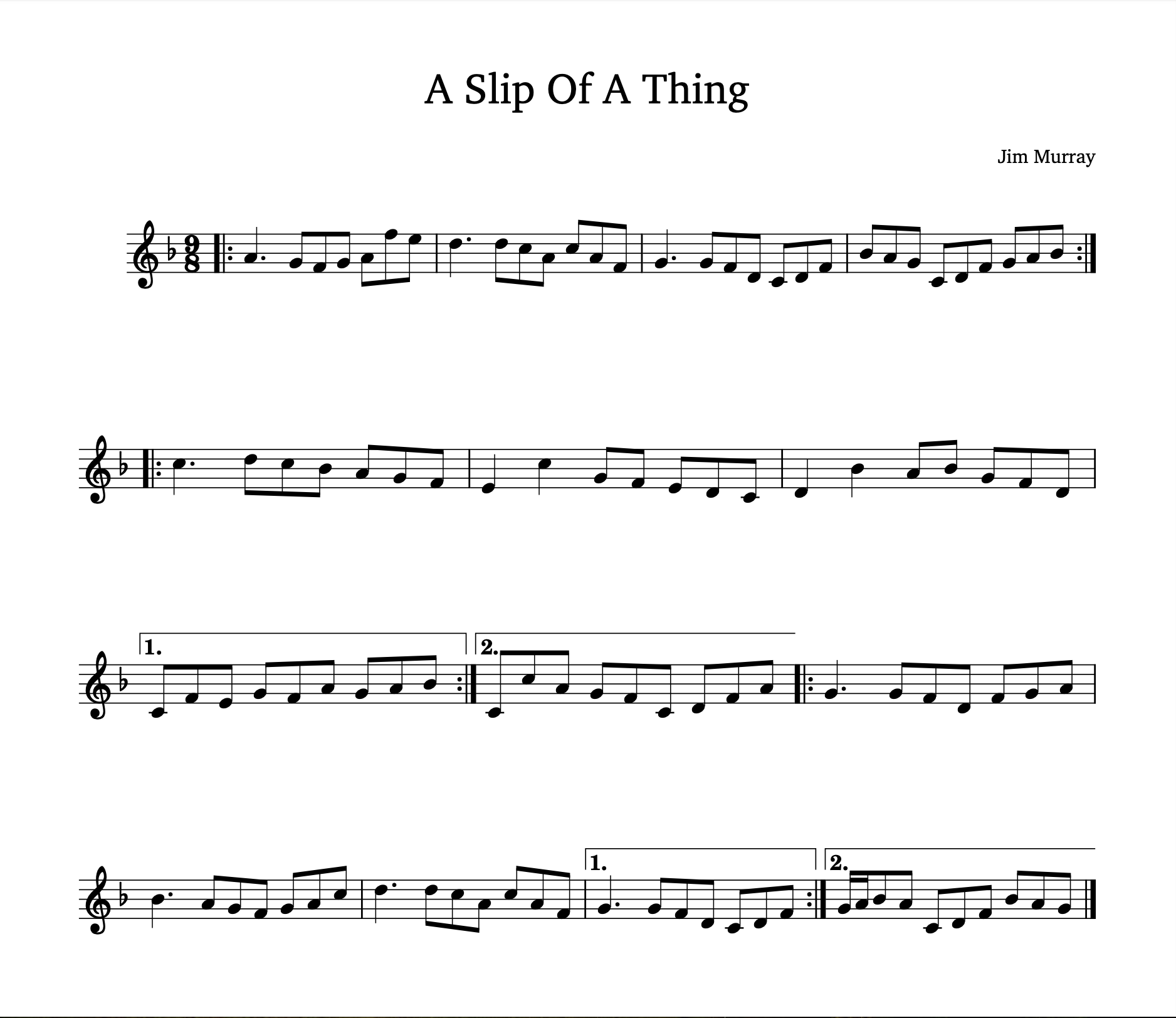 Sheet music